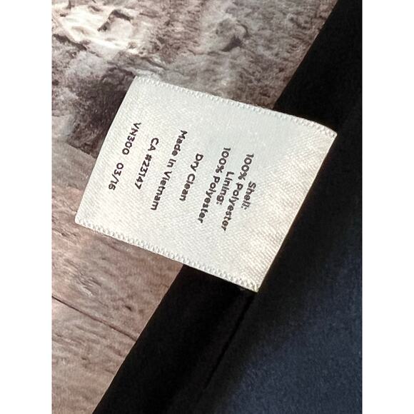 Talbot's Petite Black Scalloped Tulip Flare Skirt‎ 4P Preppy Retro Flare - Picture 6 of 10